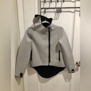 Hooded Women Sport Jogger Coat Jacket Hoodies Size M